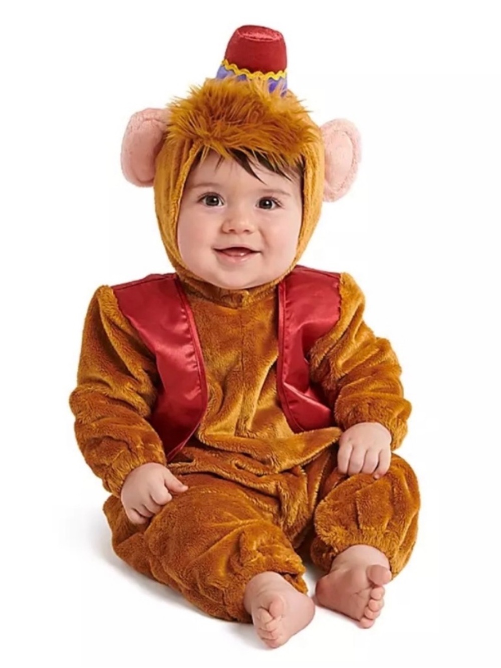 Disney Abu Costume Aladdin EUC Baby 3-6 Months Halloween Monkey
